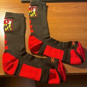 TCK Maryland flag/breast cancer athletic socks bundle